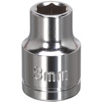 Siegen 3/8" Drive Hexagon WallDrive Socket Metric