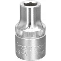 Sealey 1/2" Drive Hexagon WallDrive Socket Metric