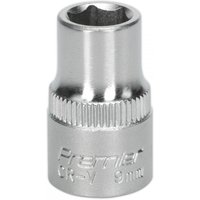 Sealey 3/8" Drive Hexagon WallDrive Socket Metric