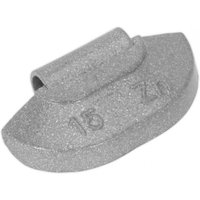 Sealey WWSH15 Wheel Weight 15G Hammer-on Zinc For Steel Wheels Pack Of 100, Multi