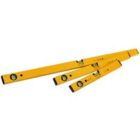 Stabila 19819 70 Single Plumb Box Section Spirit Level Set 3 Piece
