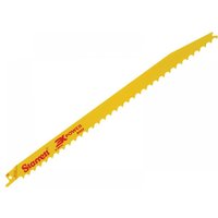 Starrett BT123-5 Bt123-5 Bi-Metal Reciprocating Blade Wood Tapered 300Mm 3 Tpi (Pack 5)