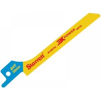 Starrett SB424-5 Sb424-5 Bi-Metal Reciprocating Blade Metal Scroll 100Mm 24 Tpi (Pack 5)