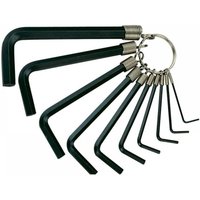 Teng 1424 Imperial Hexagon Key Set On Ring 10 Piece (1/16-3/8In)