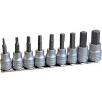 Teng M3812 M3812 Socket Clip Rail Hex Socket Metric 3/8In Drive