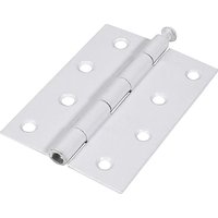 Timco 434498 Butt Hinge - Loose Pin (1840) - White 100 X 71