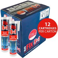 Timco 247138 9 In 1 Instant Grab Adhesive - White 290Ml Cartridge 1