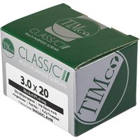 Timco 30012CLAHN Classic Multi-Purpose Hinge Screws - Pz - Countersunk - Nickel 3.0 X 12 Box 200