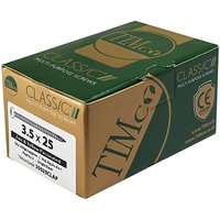 Timco 40035CLAP Classic Multi-Purpose Screws - Pz - Pan Head - Yellow 4.0 X 35 Box 200