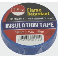Timco ITBLUE Pvc Insulation Tape - Blue 25M X 18Mm Roll Pack 10