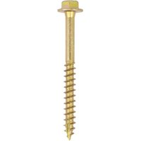 Timco 840SCSY Advanced Coach Screws - Hex Flange - Yellow 8.0 X 40 Box 50