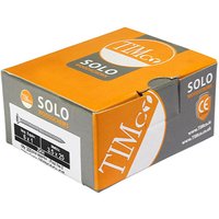 Timco 40030SOLOZ Solo Chipboard & Woodscrews - Pz - Double Countersunk - Zinc 4.0 X 30 Box 200