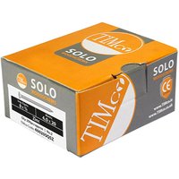 Timco 40040SQSZ Solo Chipboard & Woodscrews - Sq - Double Countersunk - Zinc 4.0 X 40 Box 200