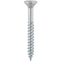 Timco 08114CWZ Twin-Threaded Woodscrews - Pz - Double Countersunk - Zinc 8 X 1 1/4 Box 200