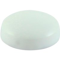 Timco WHITEPLAST Two Piece Screw Caps - White To Fit 3.5 To 4.2 Screw TIMpac 100
