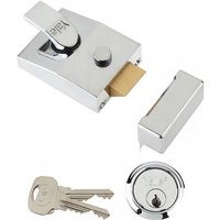 Yale Locks 630089001162 89 Deadlock Nightlatch 60Mm Backset Chrome Finish Box
