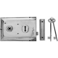 Yale Locks 60334305077 P334 Rim Lock Grey Finish 156 X 104Mm Visi