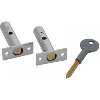 Yale Locks 722444045162 Pm444 Door Security Bolts Polished Chrome Finish Visi Of 2