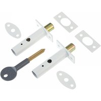 Yale Locks 722444045071 Pm444 Door Security Bolts White Finish Visi Of 2