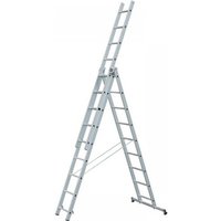 Zarges 48984 Light Trade Combination Ladder 3-Part 3 X 11 Rungs