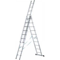 Zarges 41544 Skymaster Trade Combination Ladder 3-Part 3 X 14 Rungs