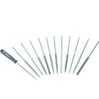 Bahco 12 Piece Precision Needle File Set in Plastic Wallet