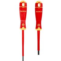 Bahco Bahcofit 2 Piece Insulated Slotted and Phillips Screwdriver Set