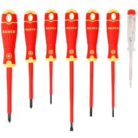 Bahco B220.027 B220.027 Bahcofit Insulated Screwdriver Set 7 Piece