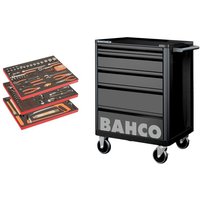 Bahco BASIC Basic Tool Trolley General Purpose Tool Kit 158 Piece