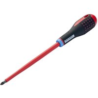 Bahco BE-8821S Ergo™ Vde Insulated Pozi Screwdriver Pz2 X 100Mm