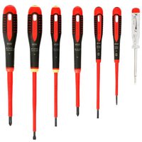 Bahco 7 Piece BE-9887S Ergo Vde Insulated Screwdriver Set