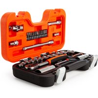 Bahco S330 34 Piece 1/4" and 3/8" Drive Socket Set