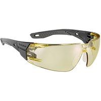 Bolle Safety RUSPMN32E Rush+ 2.0 Platinum® Safety Glasses - Amber