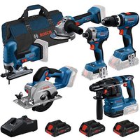 Bosch 0615A5008C 6 Piece Combo Kit 18V 3 X Procore Li-Ion