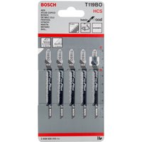 Bosch T119 BO Wood Cutting Jigsaw Blades