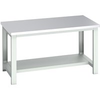 Bott 41004172.16V Cubio Bench With Half Shelf Stainless Steel Clad Top 1500 X 900Mm