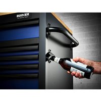 Bunker® 15 Drawer Workbench Roller Tool Cabinet 61in Blue 27336