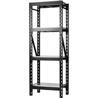 Bunker 21 Piece Modular 4 Tier Racking With Stainless Steel Shelving 750Mm 32486