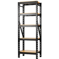 Bunker 22 Piece Modular 5 Tier Racking With Hardwood Shelving 750Mm 32446