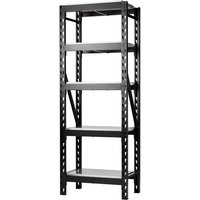 Bunker 22 Piece Modular 5 Tier Racking With Stainless Steel Shelving 750Mm 32444