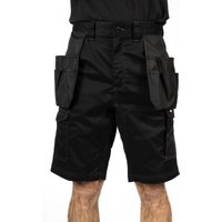 Caterpillar Essential Stretch Holster Short Size 30 Black 39492-73664-03"