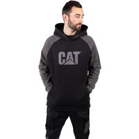 Caterpillar Raglan Hooded Sweatshirt Size XXL Black 40686-76003-07