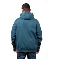Caterpillar Trademark Banner Hooded Sweatshirt Size Med Blue 38521-71794-04