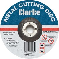 Clarke 6470780 6470780 5 Metal Cutting Disc Dpc