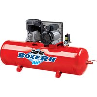 Clarke Boxer II 18/200 (O/L) 18cfm 200 Litre 4HP Belt Driven Air Compressor (230V)