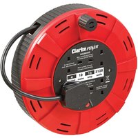 Clarke 6155320 Ccr10 4 Socket 10M Cassette Cable Reel (230V)