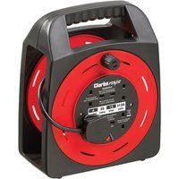 Clarke 6155324 Ccr25Se 4 Socket 25M Cable Reel With Thermal Cut Out (230V)