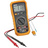 Clarke 4501155 Cdm45C Digital Multimeter With Temperature Probe 11 Function