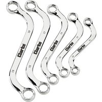 Clarke 1801809 Cht809 5 Piece S-Type Ring Spanner Set - Metric