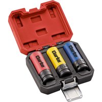 Clarke CHT940 3-Piece Coloured Impact Socket Set